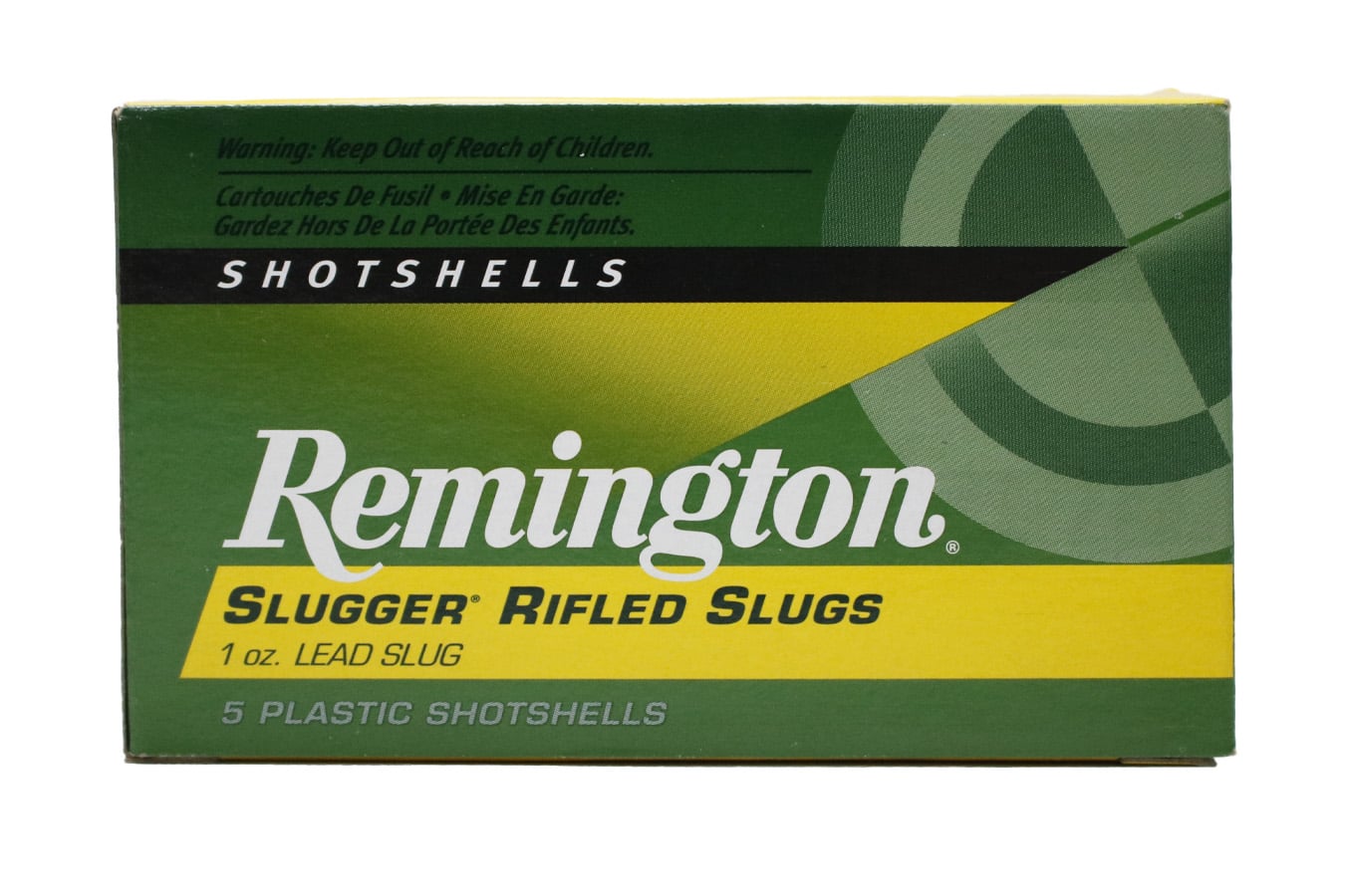 REMINGTON 12 Gauge 2-3/4 Inch 1 oz Slugger Rifled Slug Police Trade Ammo 5/Box